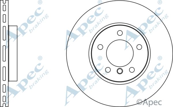 APEC BRAKING stabdžių diskas DSK2705